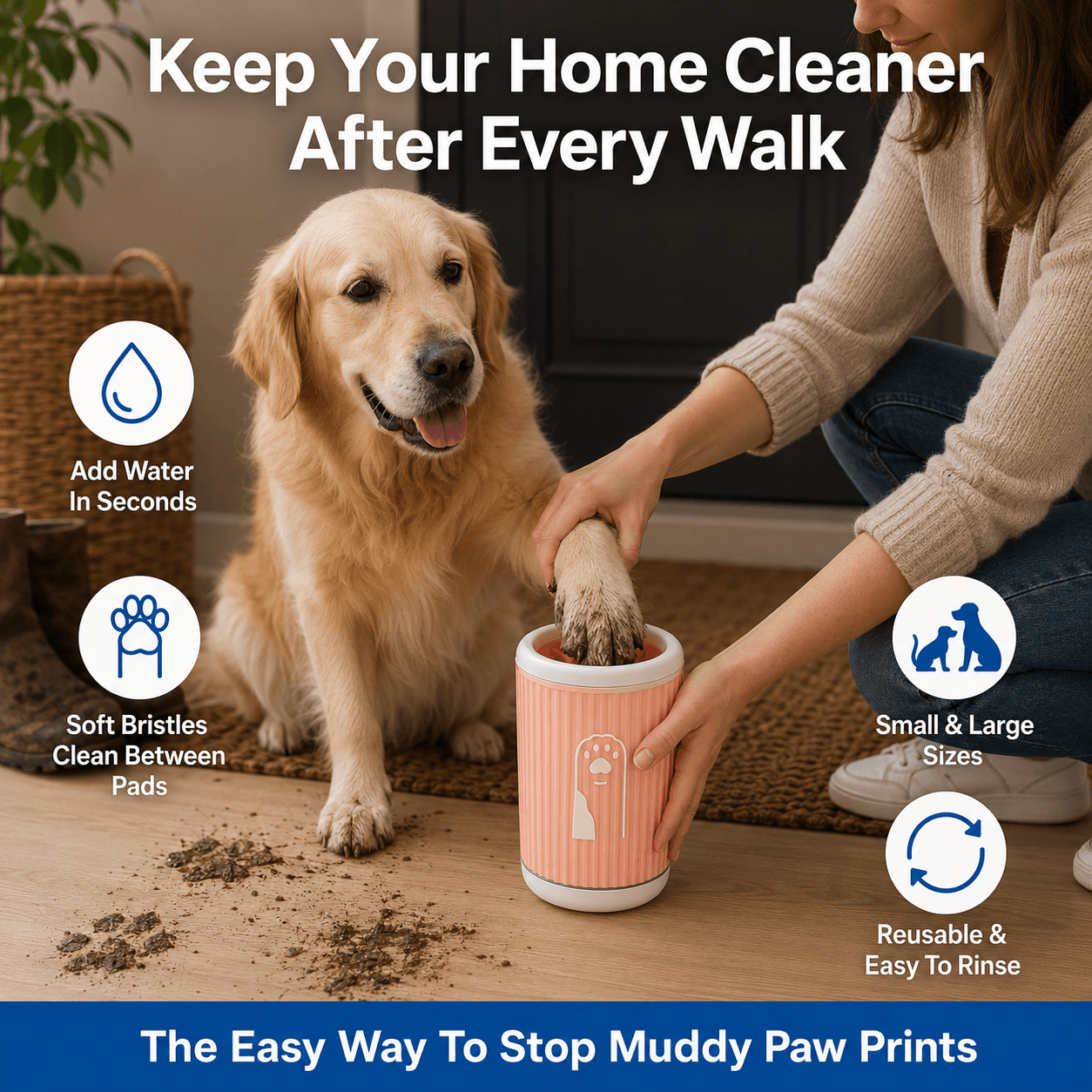 EasiClean™ Premium Paw Cleaner